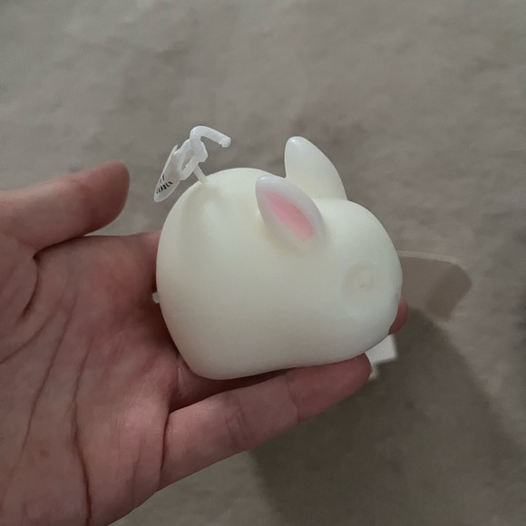 White Rabbit Shaped Candle - Picture 2 of 7